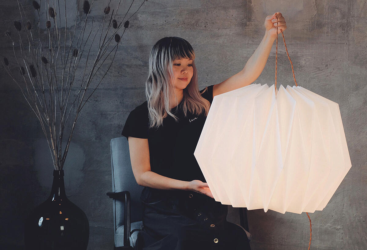 super sunburst grosse origami pendelleuchte papierlampe